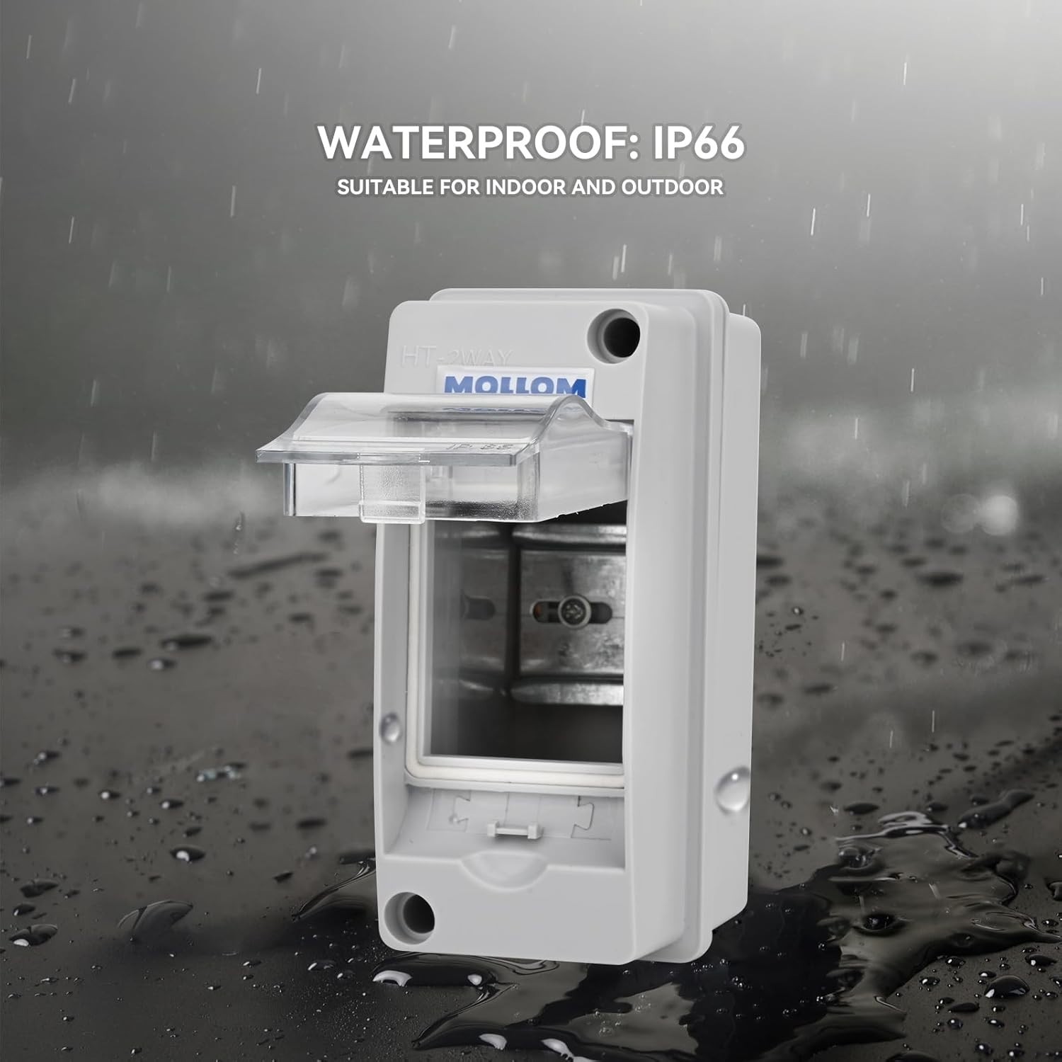 Durable 2 Circuit MCB Protection Box – Ideal for Indoor & Outdoor Applications