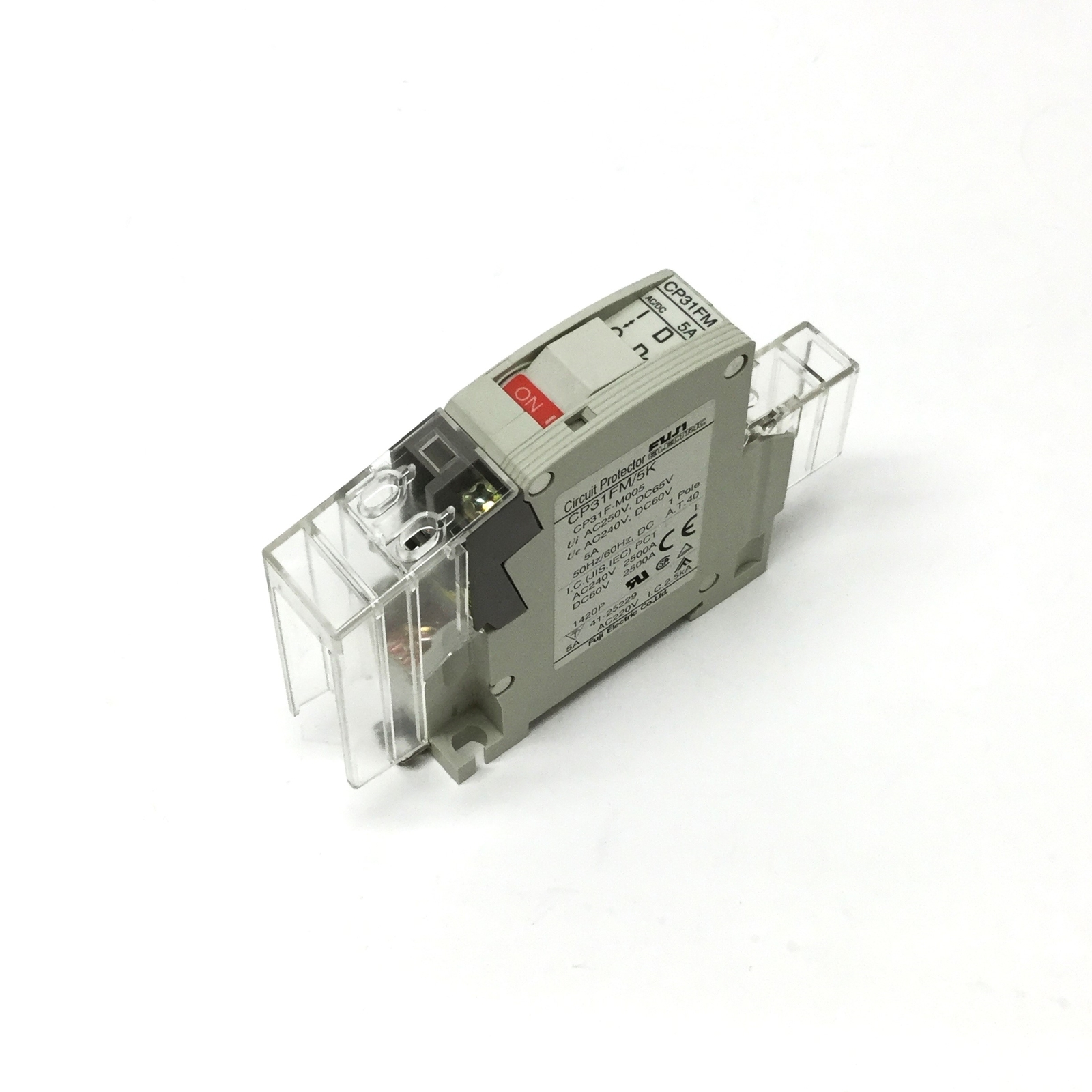 Fuji CP31FM/5K Circuit Breaker 1-Pole, Medium Delay Trip, 5A, 240VAC/60VDC