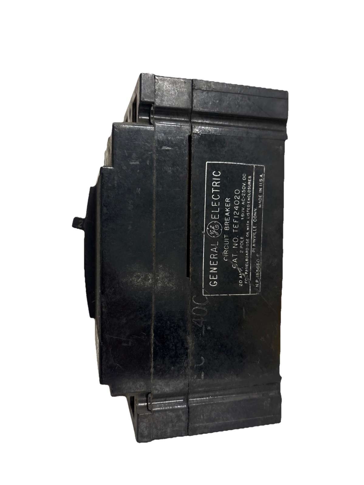 General Electric TEF124020 2 Pole 20 Amp 480 Vac Circuit Breaker