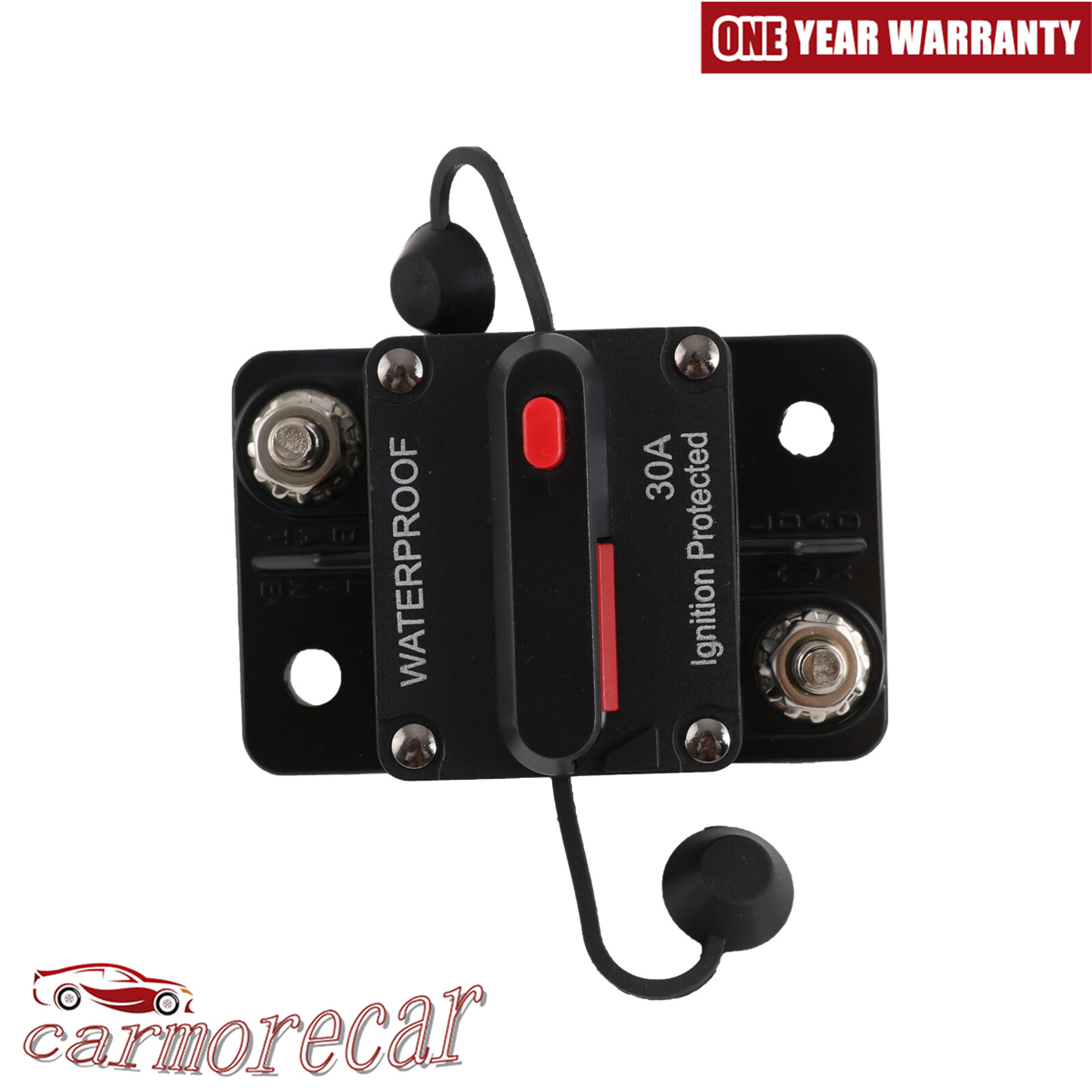 30A-300A AMP Circuit Breaker Fuse 12-48V DC Car Boat Manual Reset Switch IP67