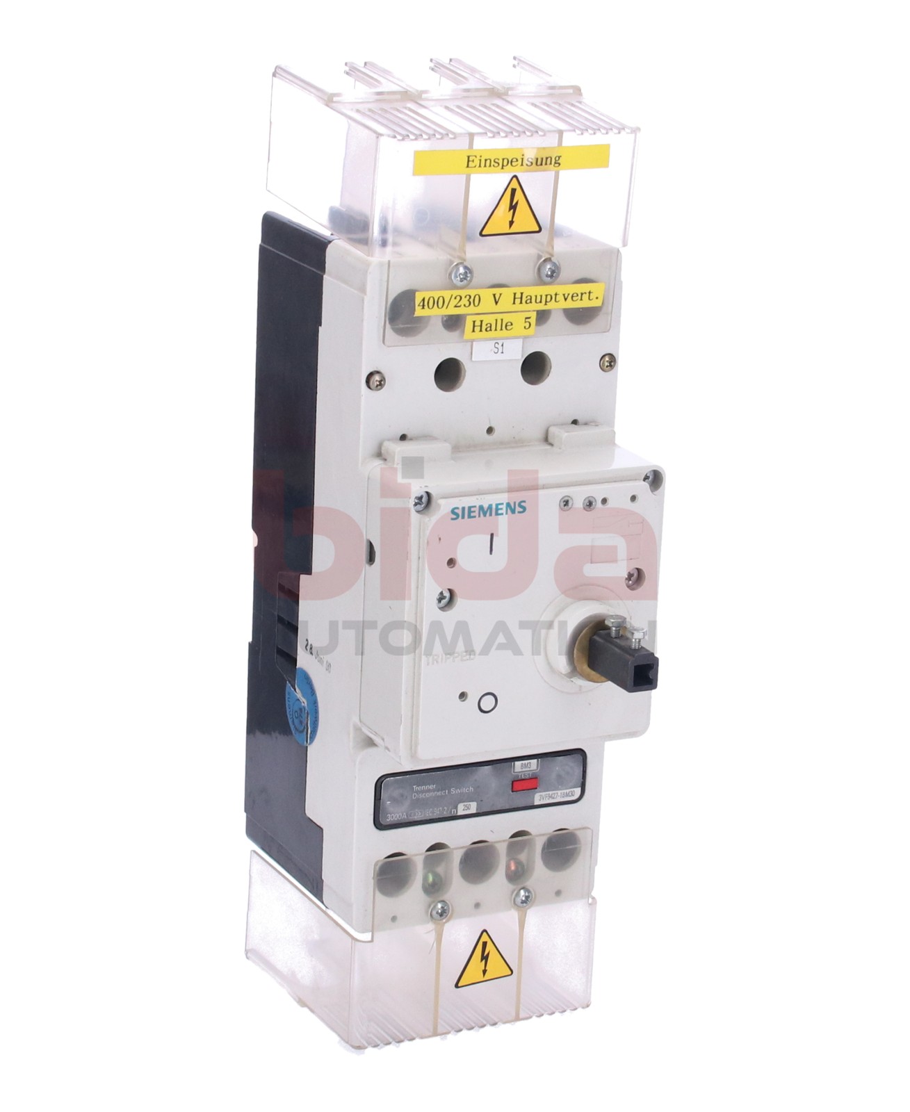 Siemens 3VF4211-6BM31-0AA0 / 3VF4 211-6BM31-0AA0 Circuit Breaker 3 Pole