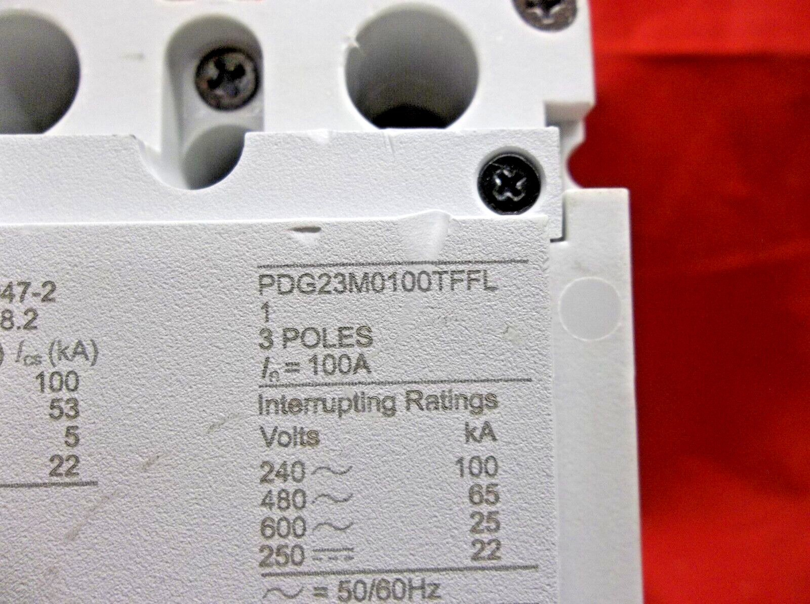 EATON PDG23M0100TFFL circuit breaker 325D4