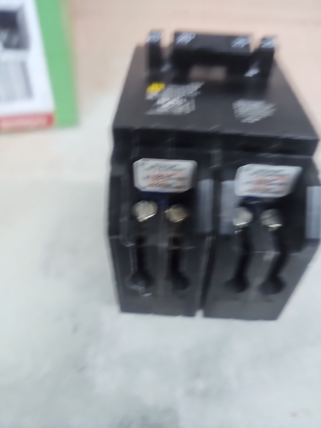 1) New Square D HOMT220220 20 Amp 120/240V Quad Circuit Breaker