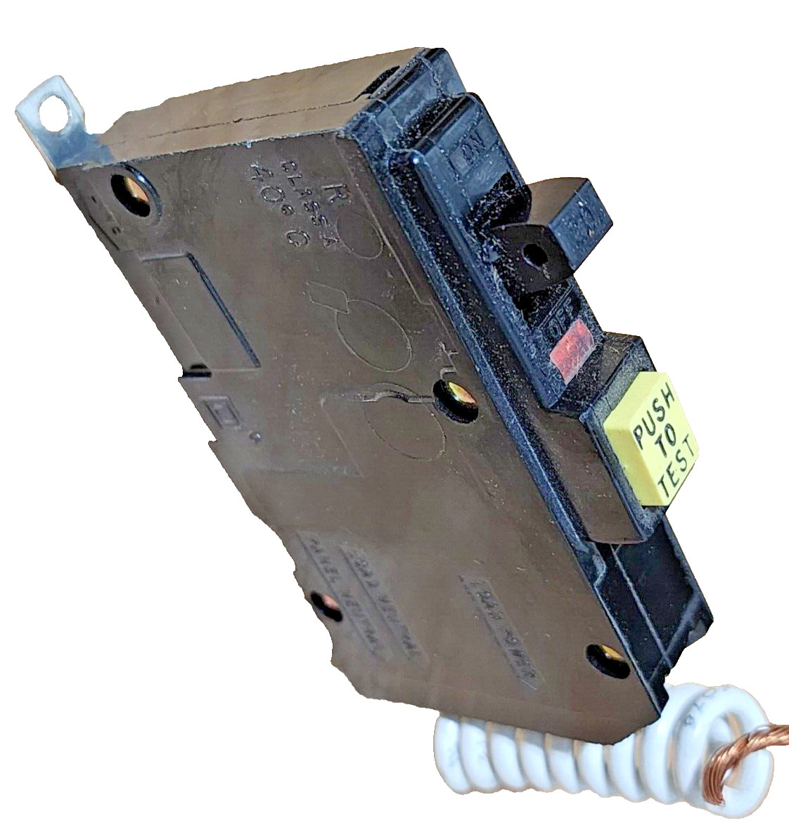 Square D QOB120GFI, 20 Amp 120Vac 1 Pole Bolt-In Ground Fault Breaker