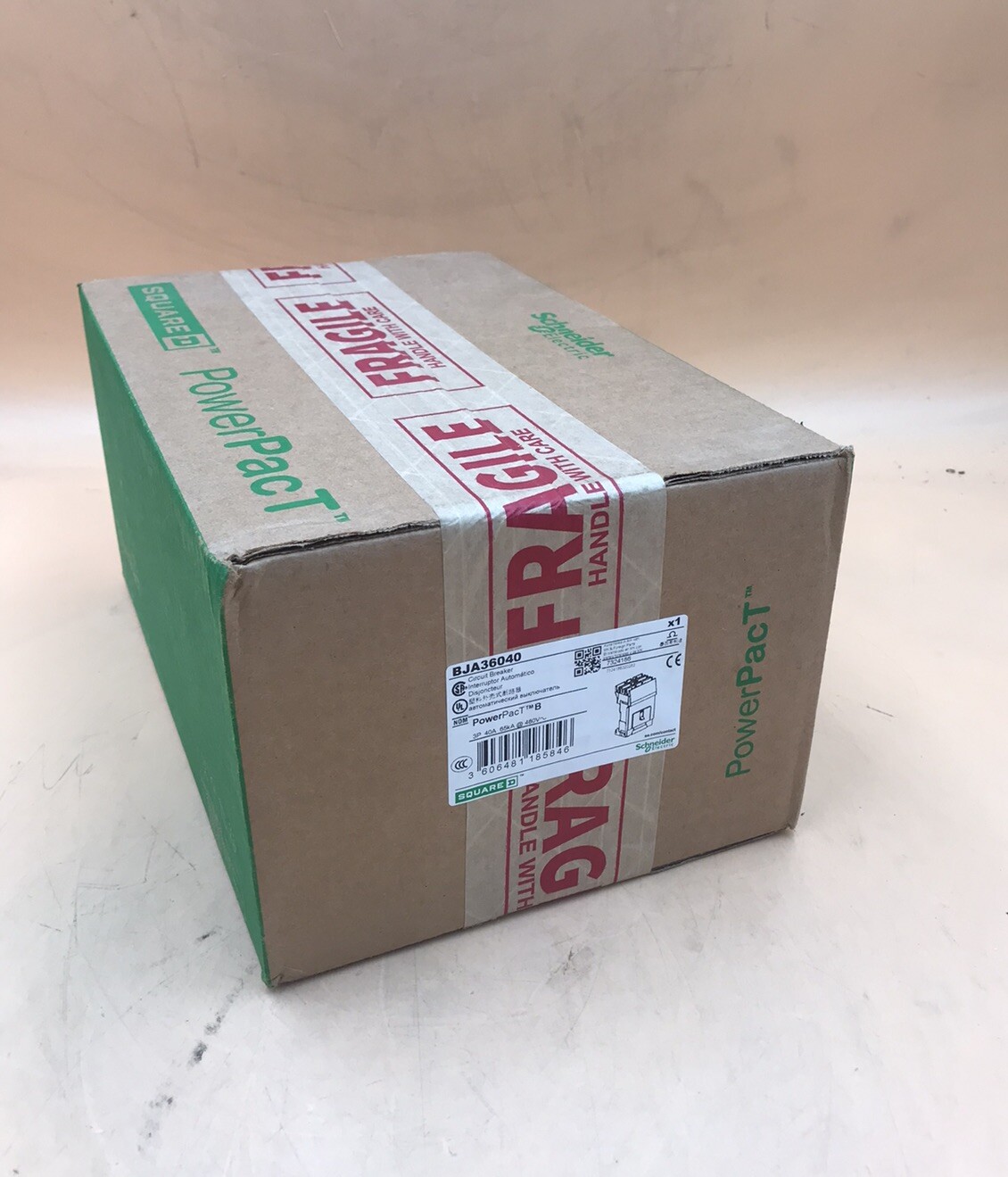 HOUSTON STOCK NEW SQUARE D BJA36040 POWERPACT 40 AMP 347V FREE 2 DAY AIR BUY NOW