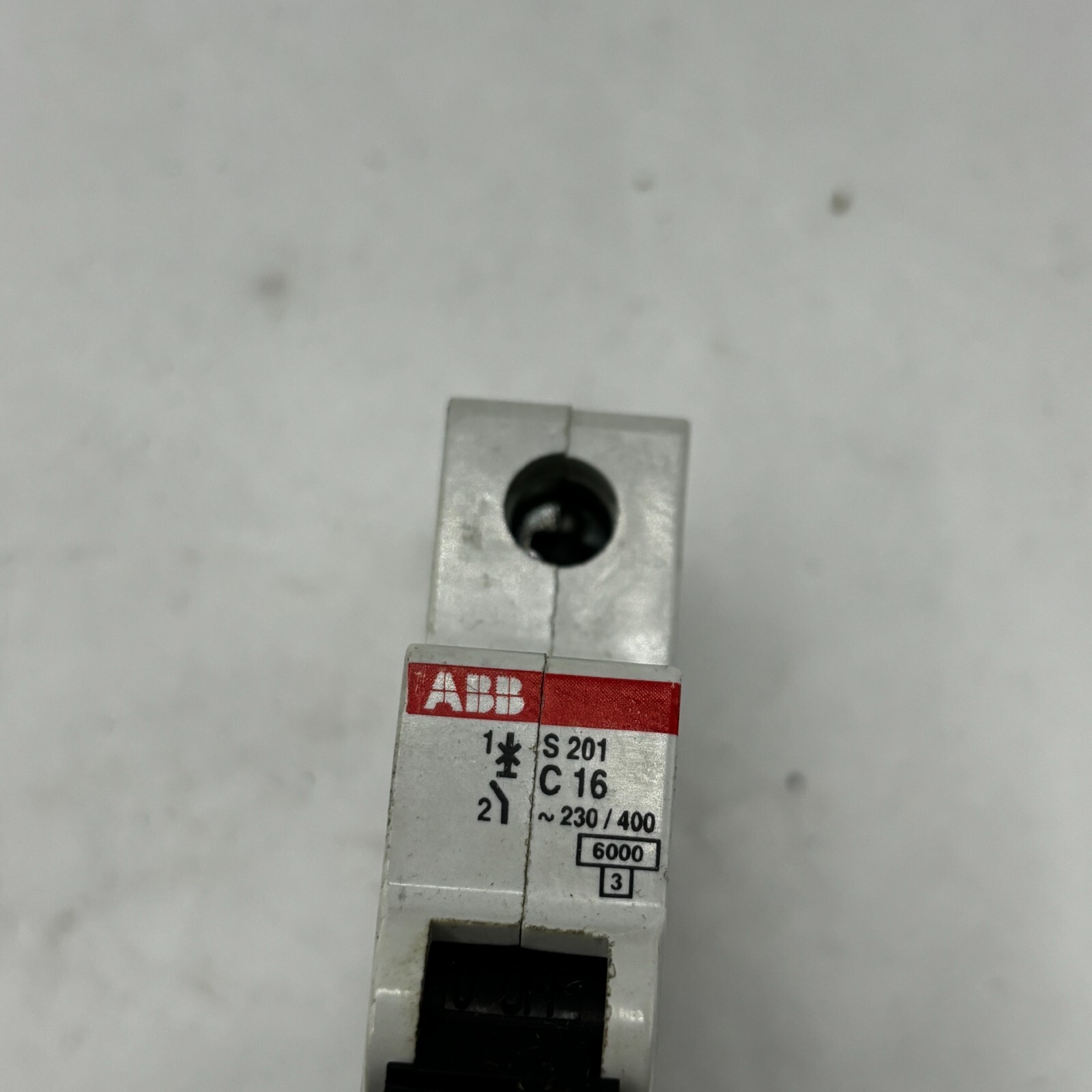 LOT OF 2 ABB S 201 C 16 CIRCUIT BREAKER 1POLE UNIT S201C16 230/400🔔