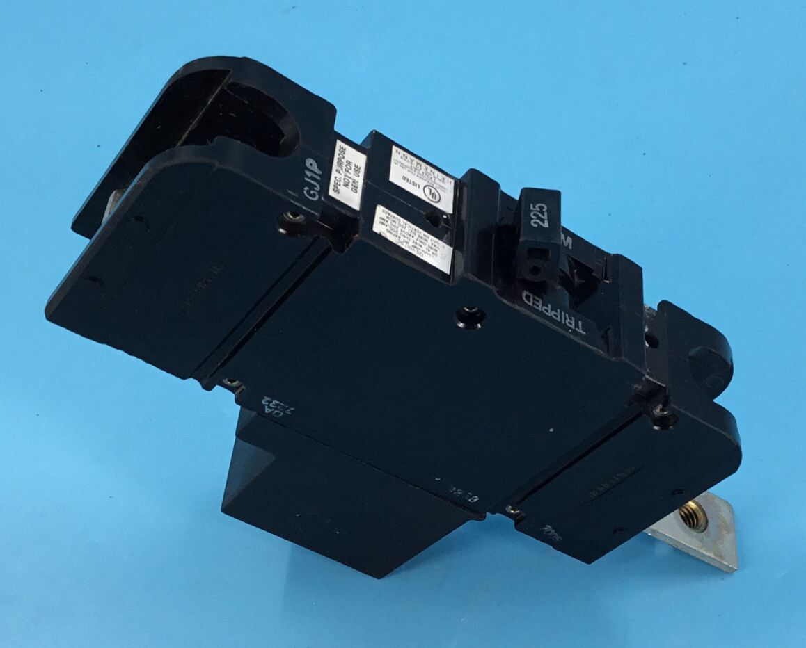 Eaton Heinemann GJ1P-Z95-7 225A Circuit Breaker 1P 65 V GJ1P-H99-M-E-DU 225 Amp