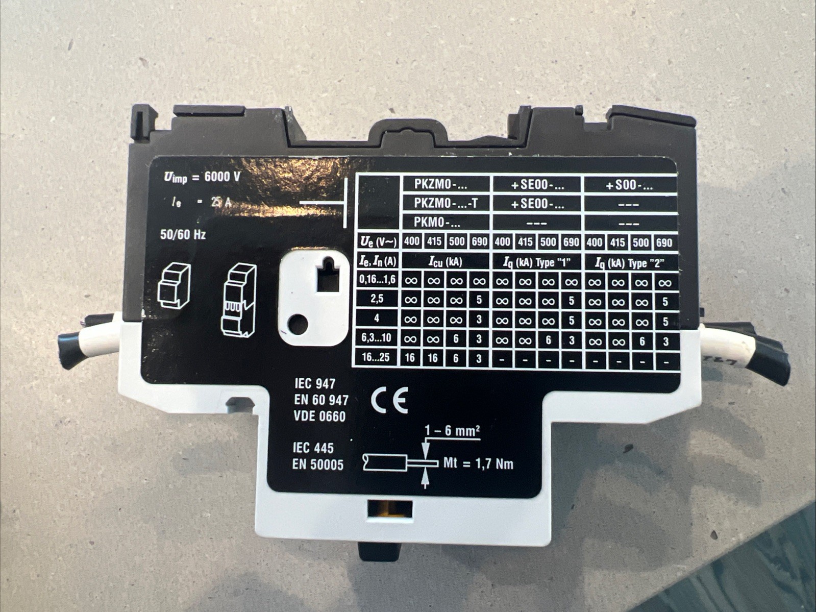 QUANTITY 3 Motor Protective Circuit Breaker PKZMO25 For Eaton Moeller PKZM0-25