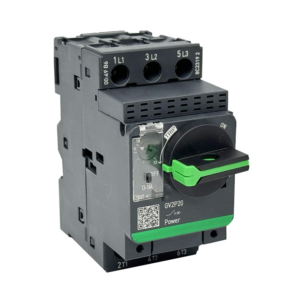 New Motor Circuit Breaker GV2P20 13-18A Manual Motor Starter with Rotary Knob