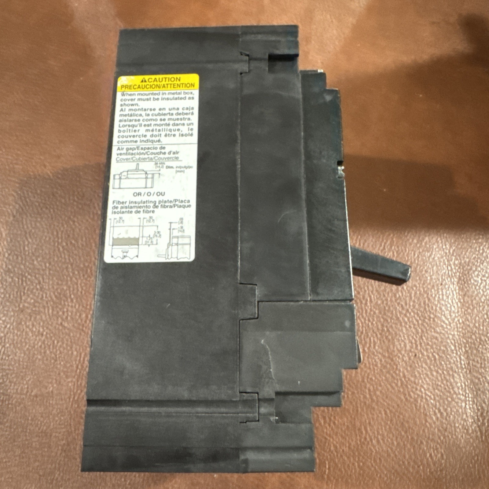 Square D 3P 125A PowerPact HG 150 527874P1 125 AMP Circuit Breaker 3 Pole