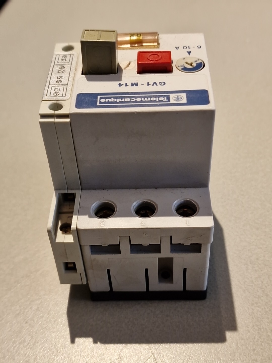 Motor Circuit Breaker Telemecanique GV1-MO7 660V 50/60Hz IEC 292-1, 157-1-
