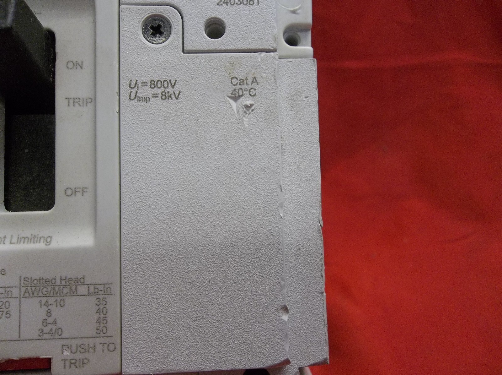 EATON PDG23M0060TFFL circuit breaker 375B4