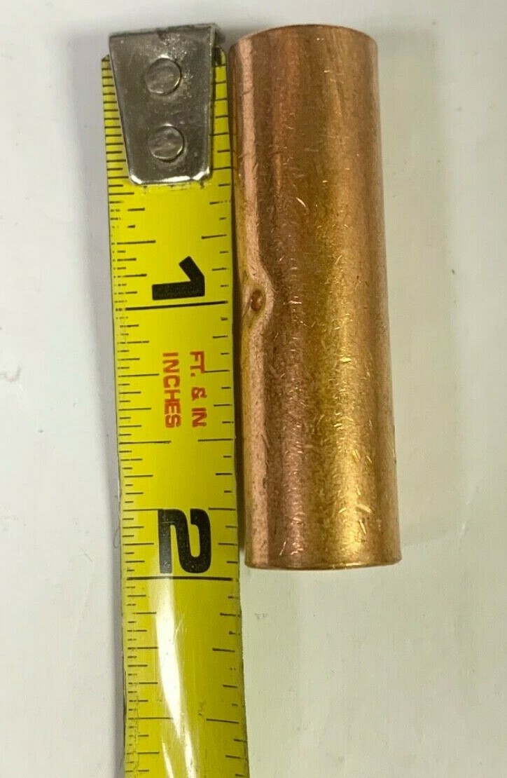 LOT OF (10) 1/0 Copper CU Butt Splice Crimp ON Cable Connector