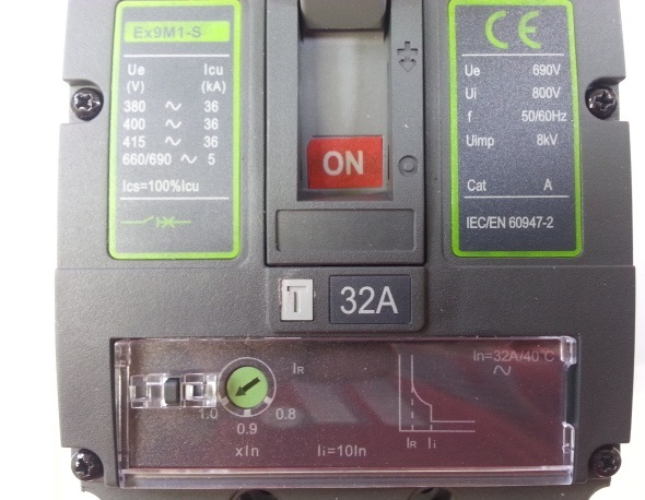 New Schneider NSX100N Circuit Breaker Replacement for MX9M1S 32Amp 3Pole 36kA
