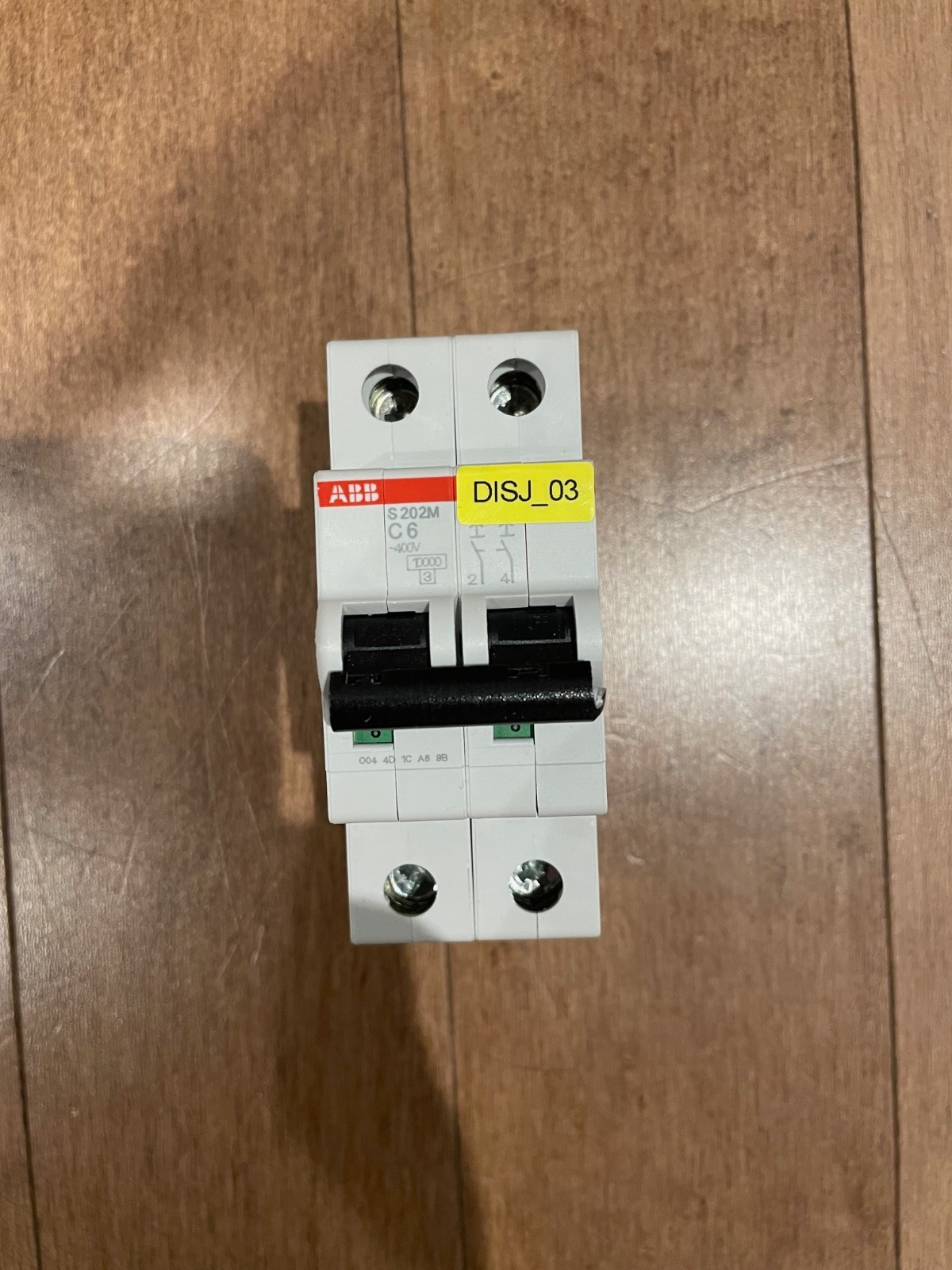 ABB S202M C6 Circuit Breaker 2 POLE 400V 6A