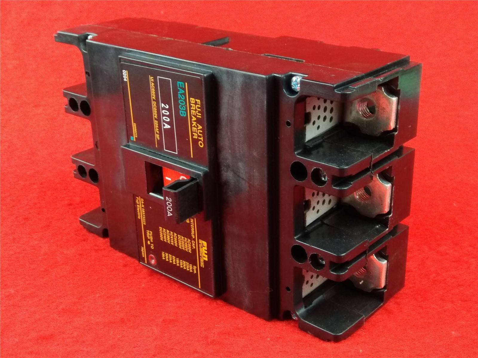 New Fuji EA203B 200A/690V 3P Automation Auto Circuit Breaker