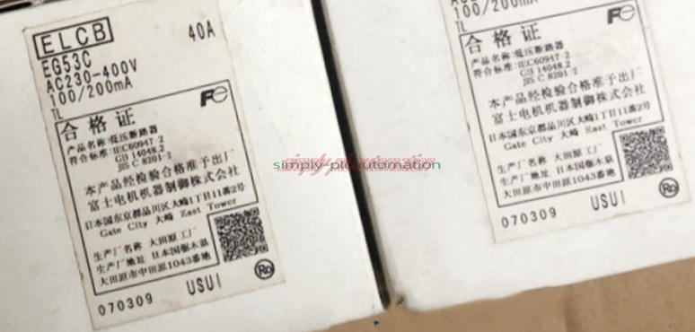 1PC New Fuji EG53C 40A Circuit Breaker