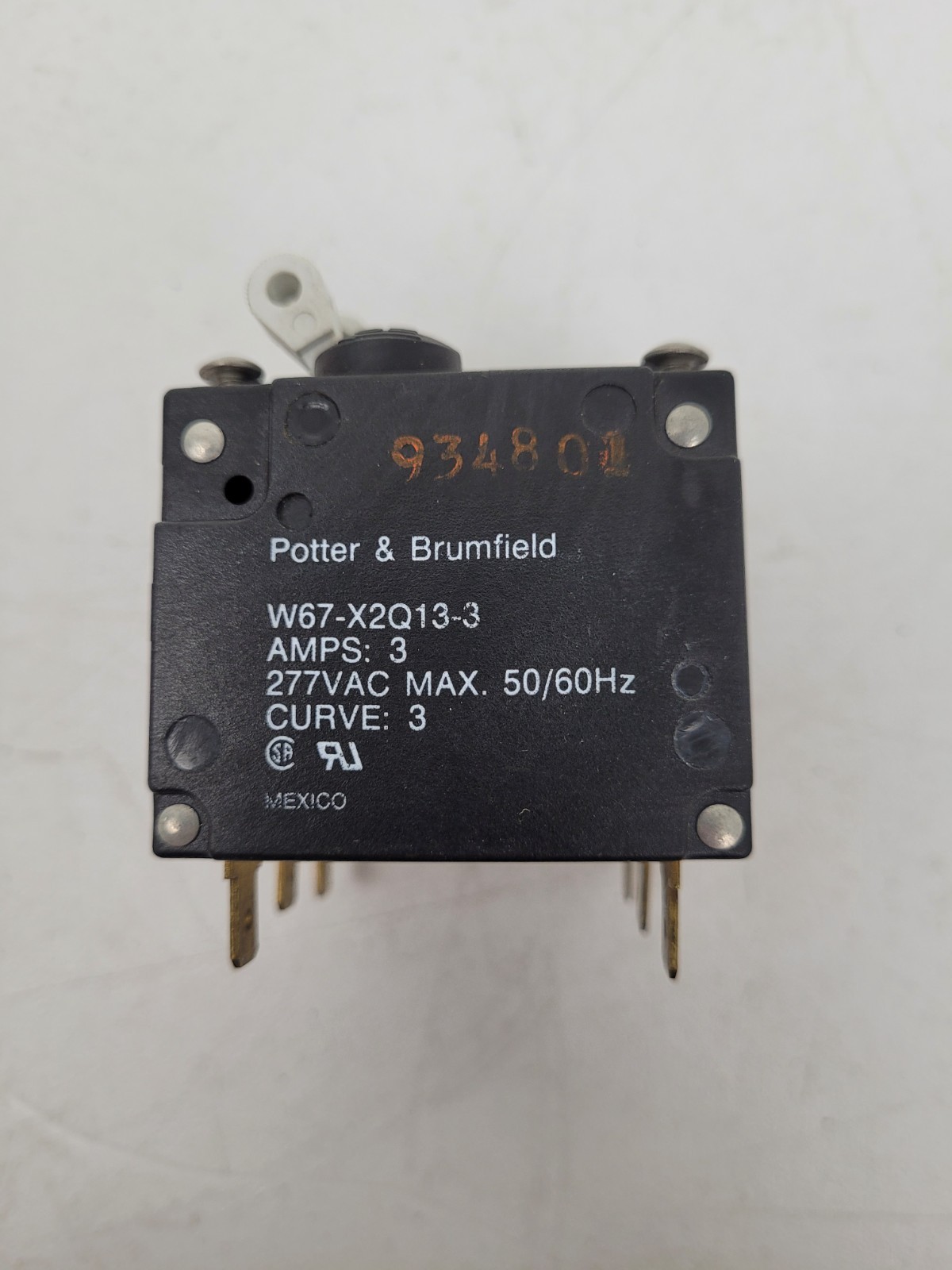 (Lot of 3) W67-X2Q13-3 Potter & Brumfield 3 Amp Circuit Breaker- Next Day Option