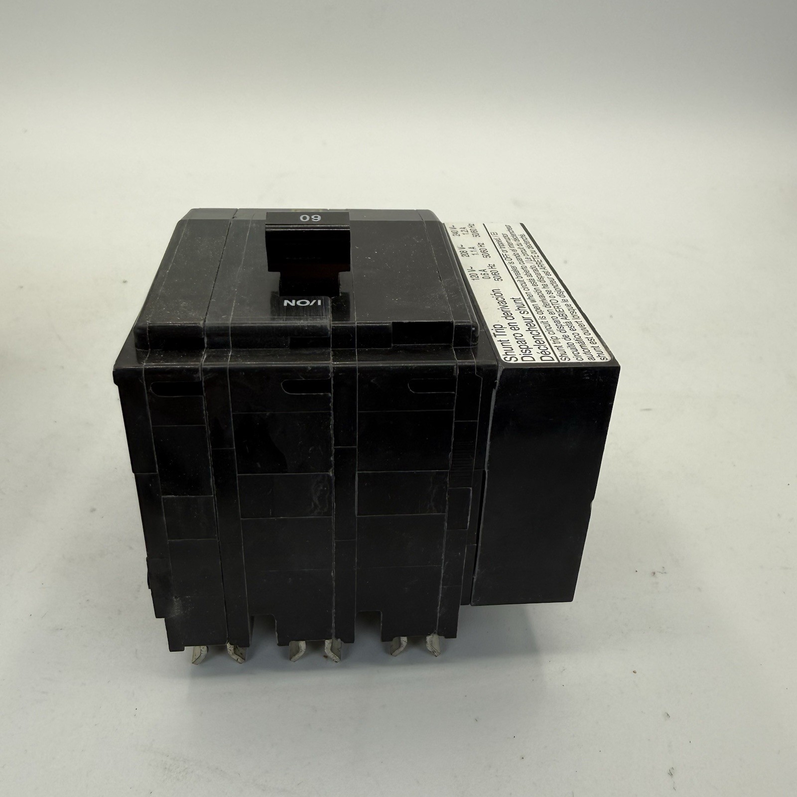 BRAND NEW – Square D QO3601021 60A 3-Pole 120/240V Shunt Trip Circuit Breaker