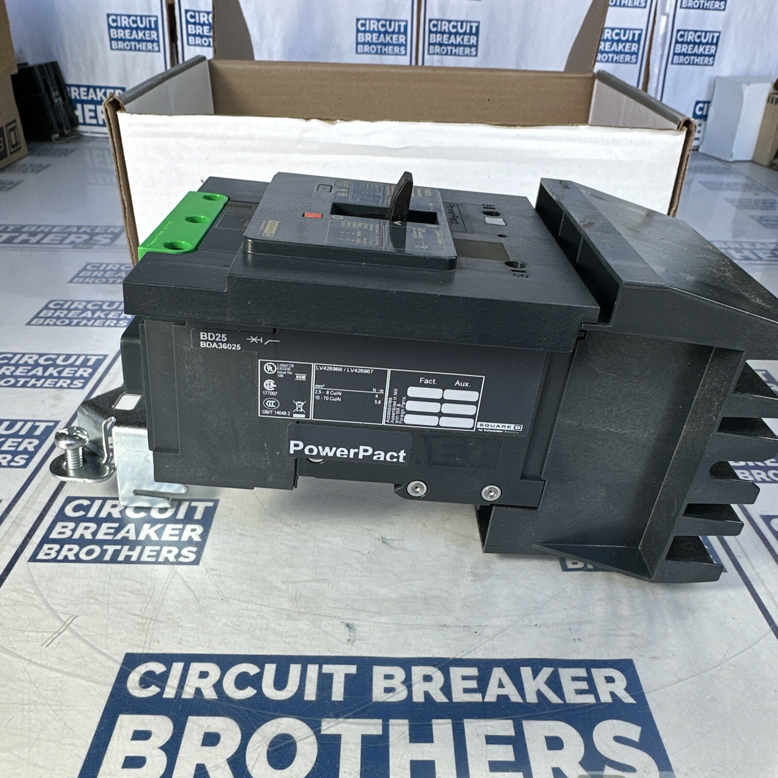 Square D BDA36025 25 Amp 600V 3 Pole I-Line Breaker-Warranty(Ship Same Day) New