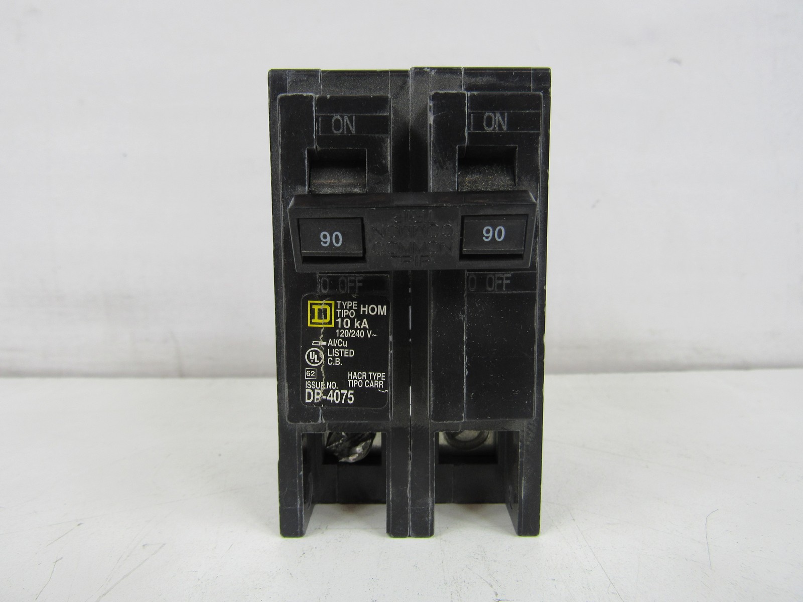 Square D HOM290 90 Amp 2 Pole 120/240V Mini Circuit Breaker