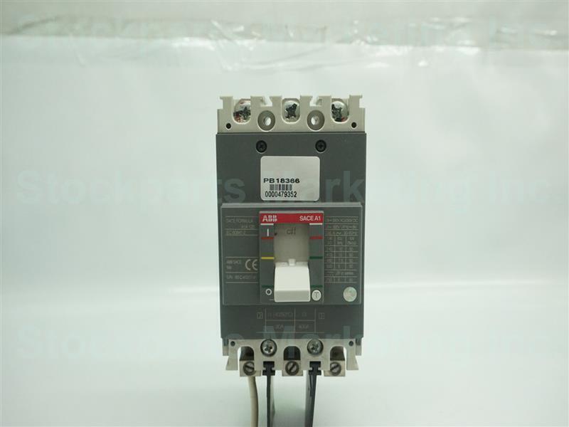 ABB SACE A1 A1A 125 30A 3P Circuit Breaker 30 Days Warranty Expedited Shipping