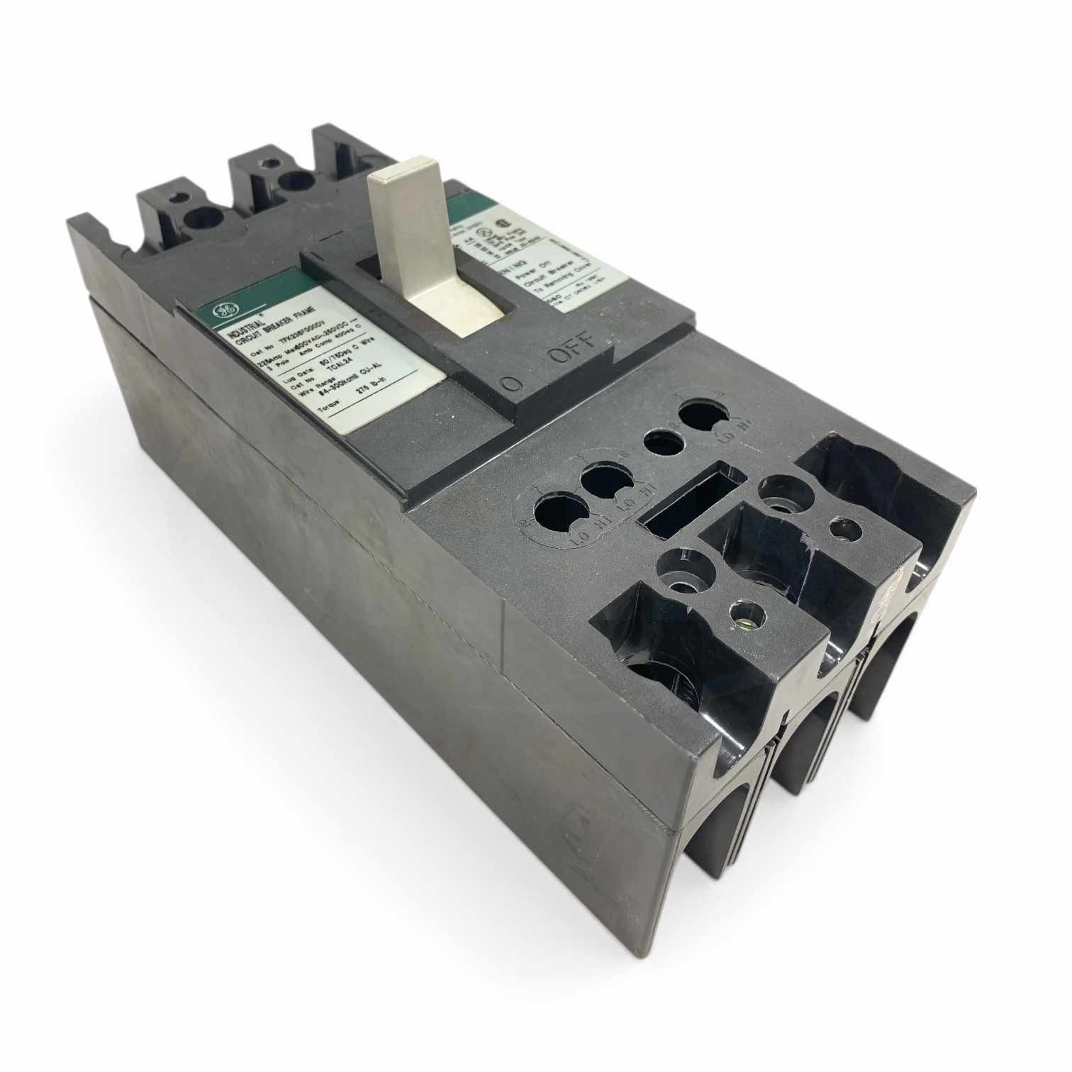 TFK236F000DV GE Circuit Breaker, 225A, 3 Pole, 600 Vac