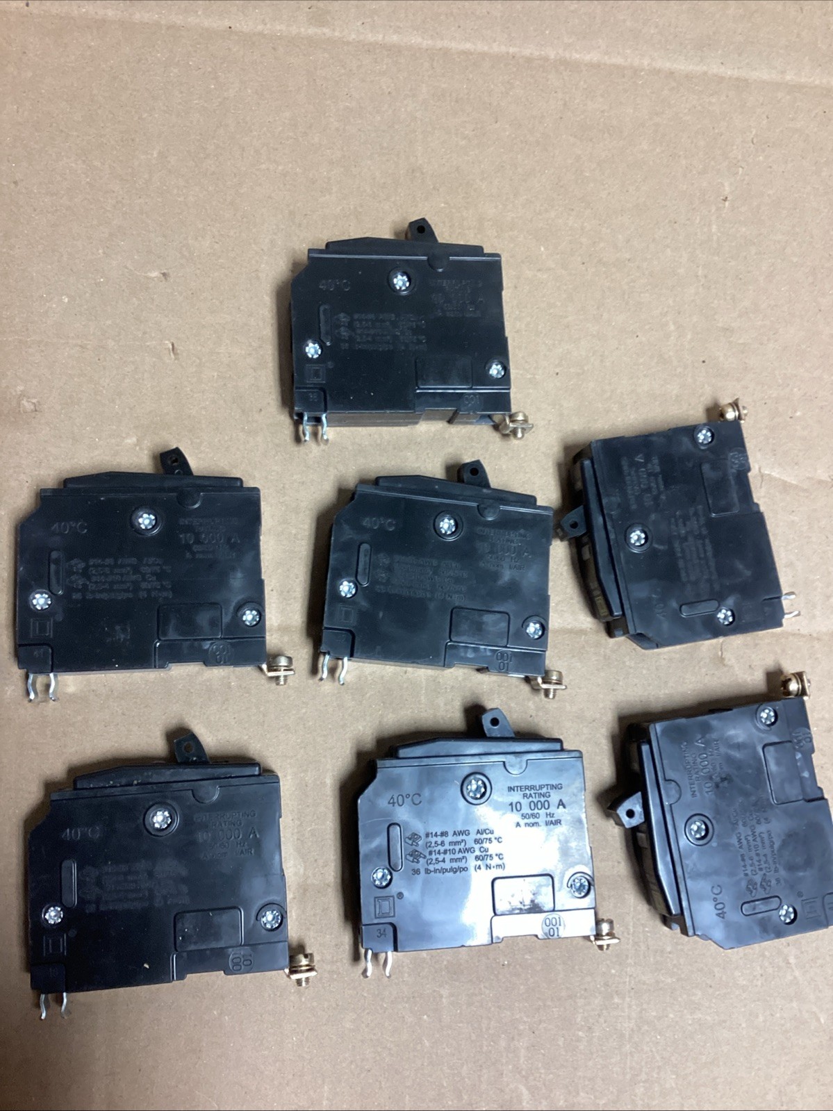 Square D QOB120 Lot Of 7