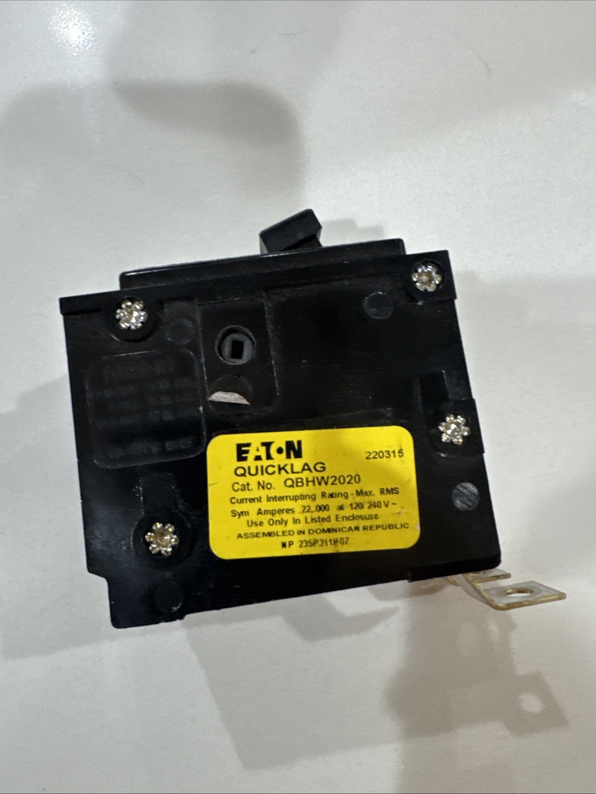 QBHW2020 EATON Quicklag 20a 240v Used Tested