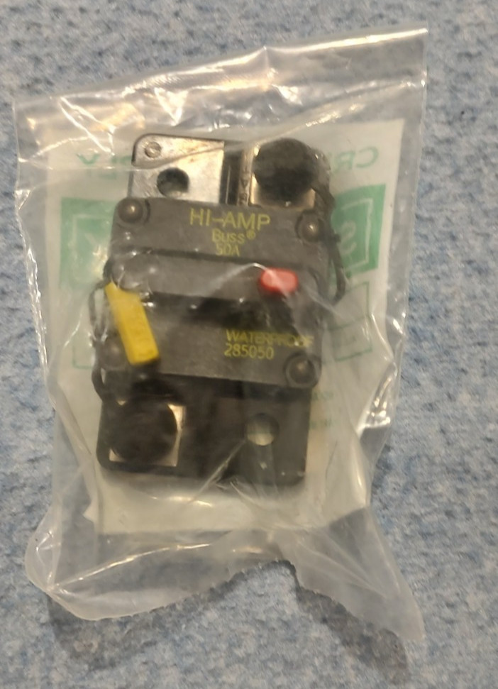 Bussmann CB285-50 Surface-Mount Circuit Breakers, 50 Amps (1 per pack)