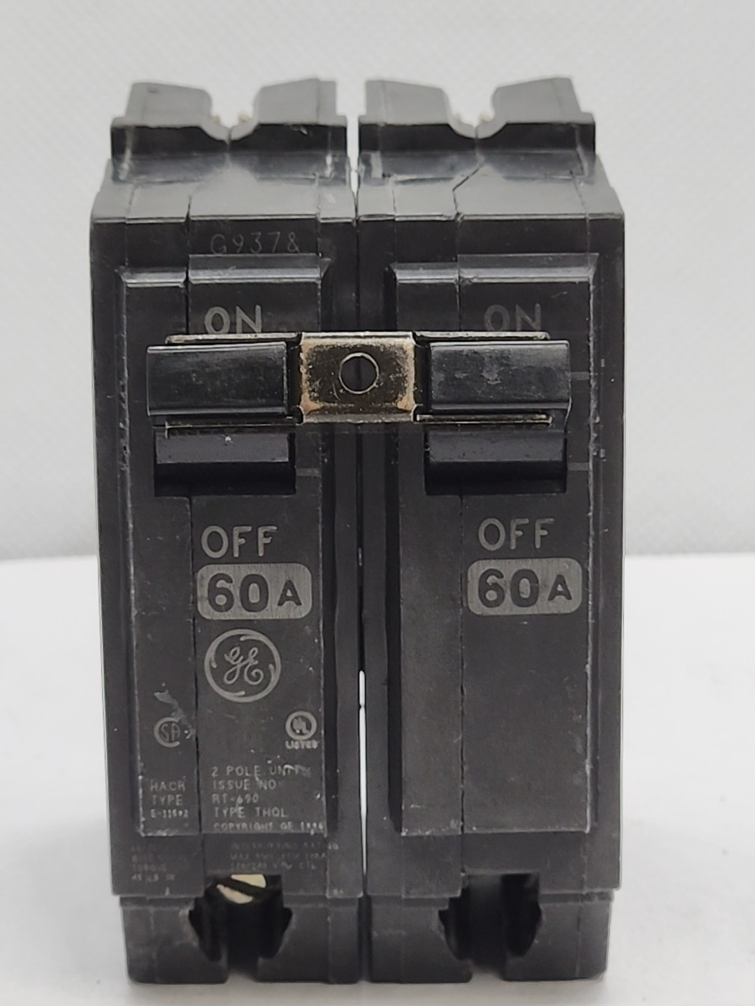 GENERAL ELECTRIC THQL2160 2POLE 60A 120/240V CIRCUIT BREAKER [1WS2-1]