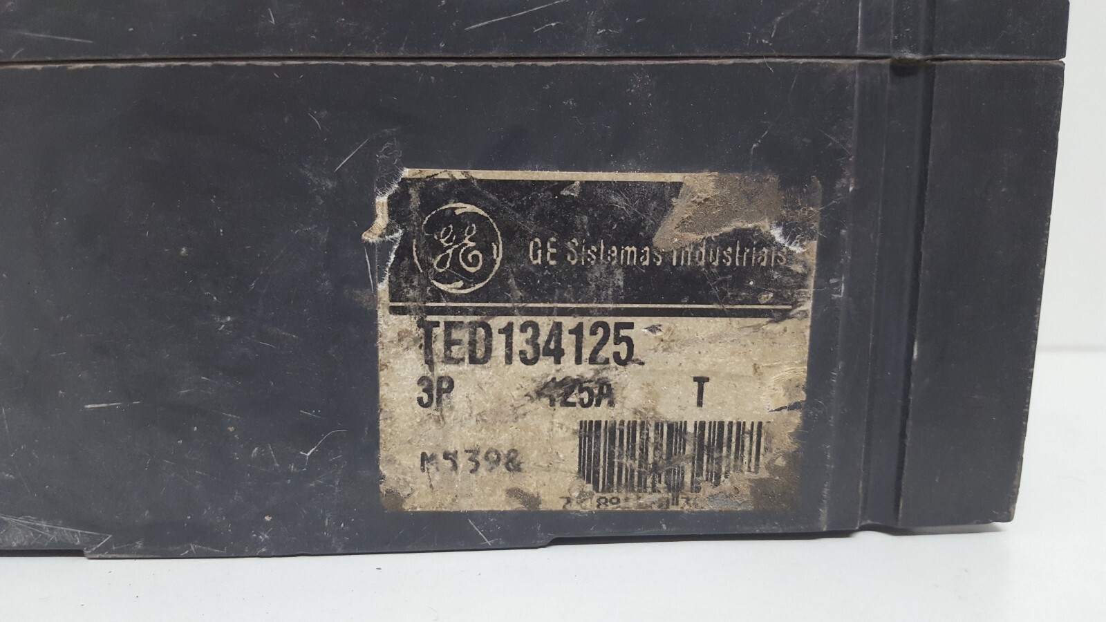 GE TED134125 CIRCUIT BREAKER 3 POLE 125 AMPS 600VAC / TESTED OK