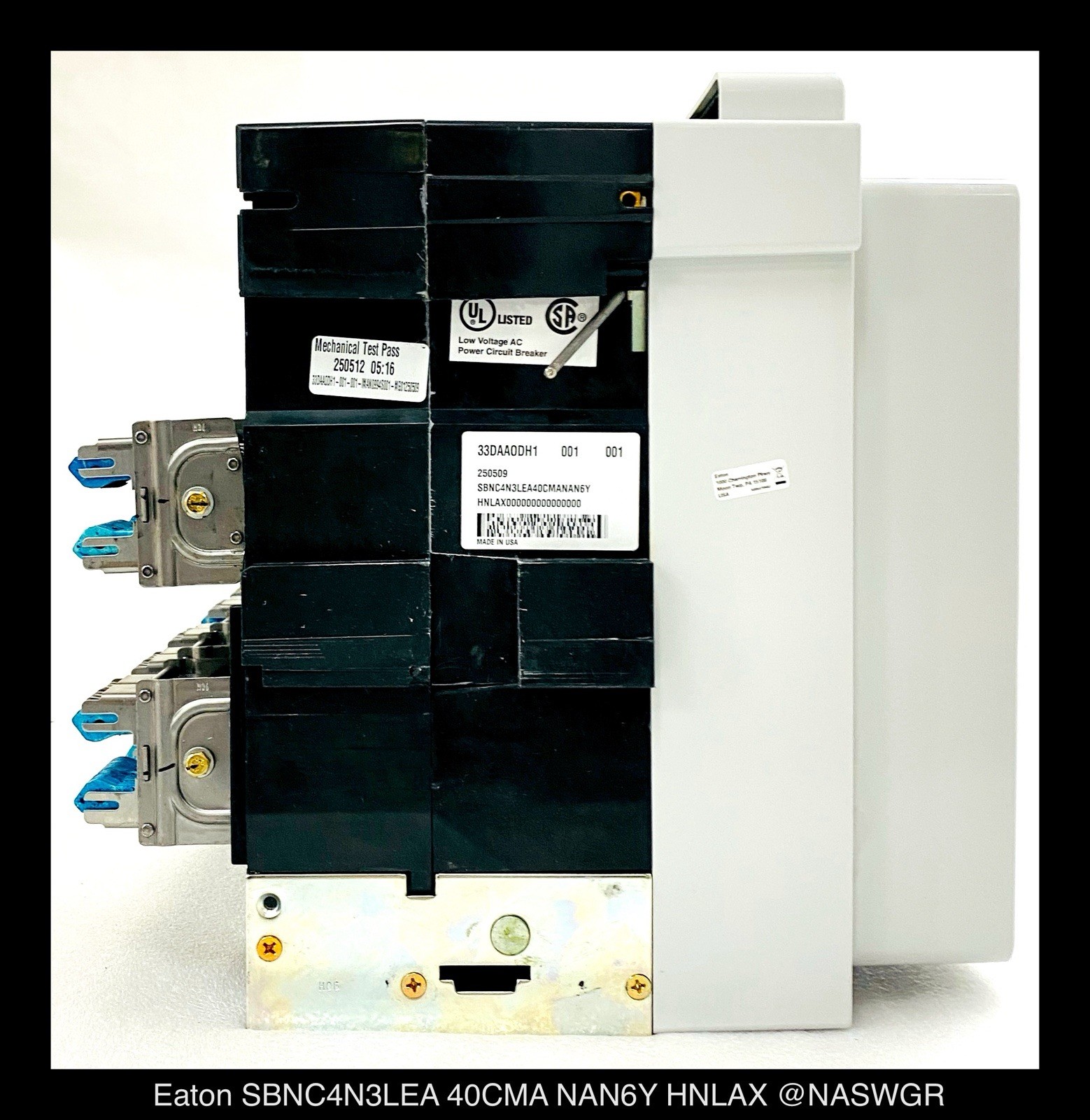 Eaton Magnum SB SBNC4N3LEA Circuit Breaker EO/DO – 4000A – Unused/1Yr Warranty