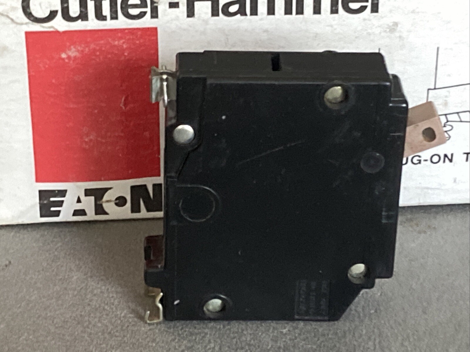 CH115 Cutler-Hammer Type CH 1 Pole 15 Amp 120V METAL FOOT WARRANTY. No Notch