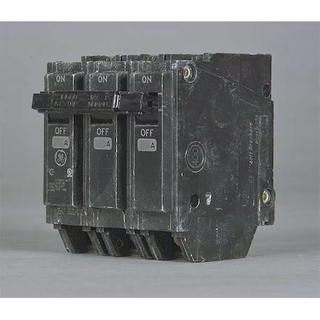 Ge Thql32070 Molded Case Circuit Breaker, Thql Series, 70A, 3 Pole, 240V Ac,