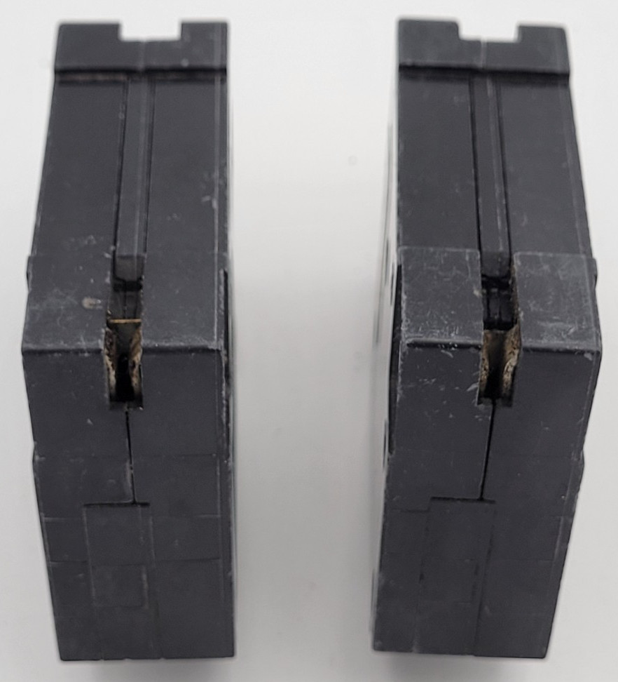 Square D HOMT2020 20A 1-Pole Homeline Twin Tandem Circuit Breaker USED Lot of 2