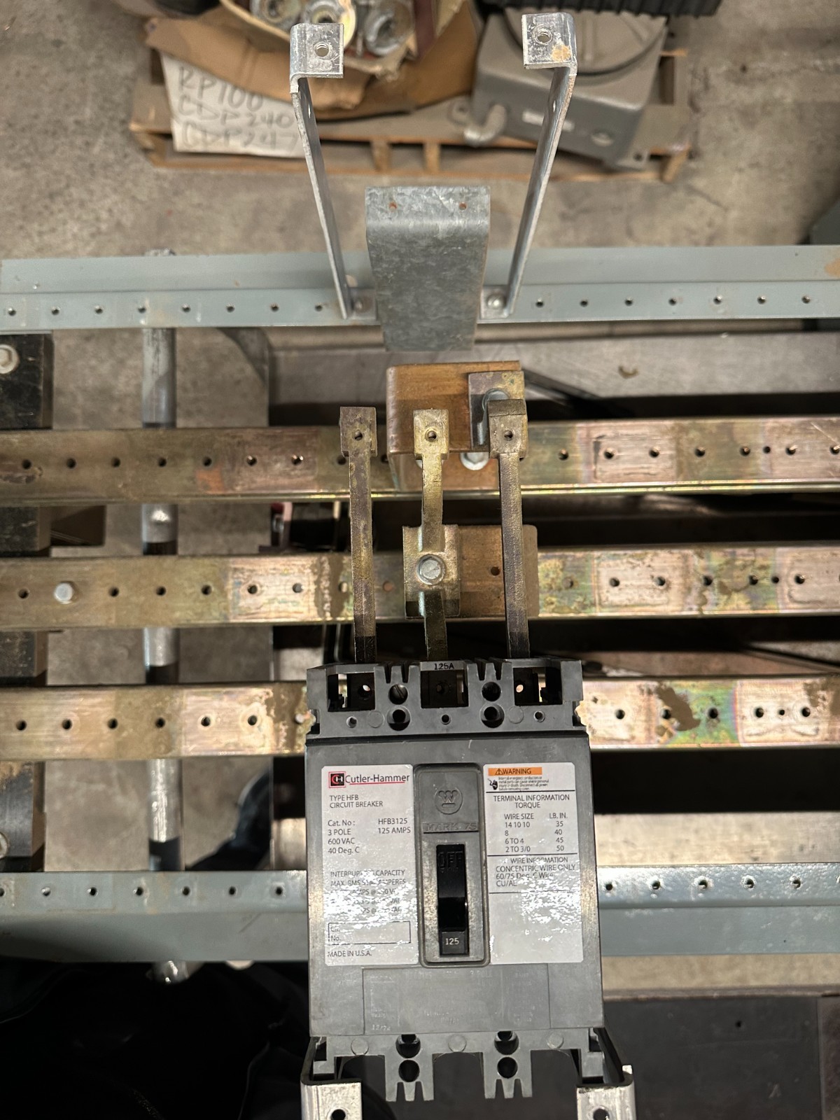 FC20 Unipower ITE Retrofit Hardware Kit with (1) 125A 3P Circuit Breaker