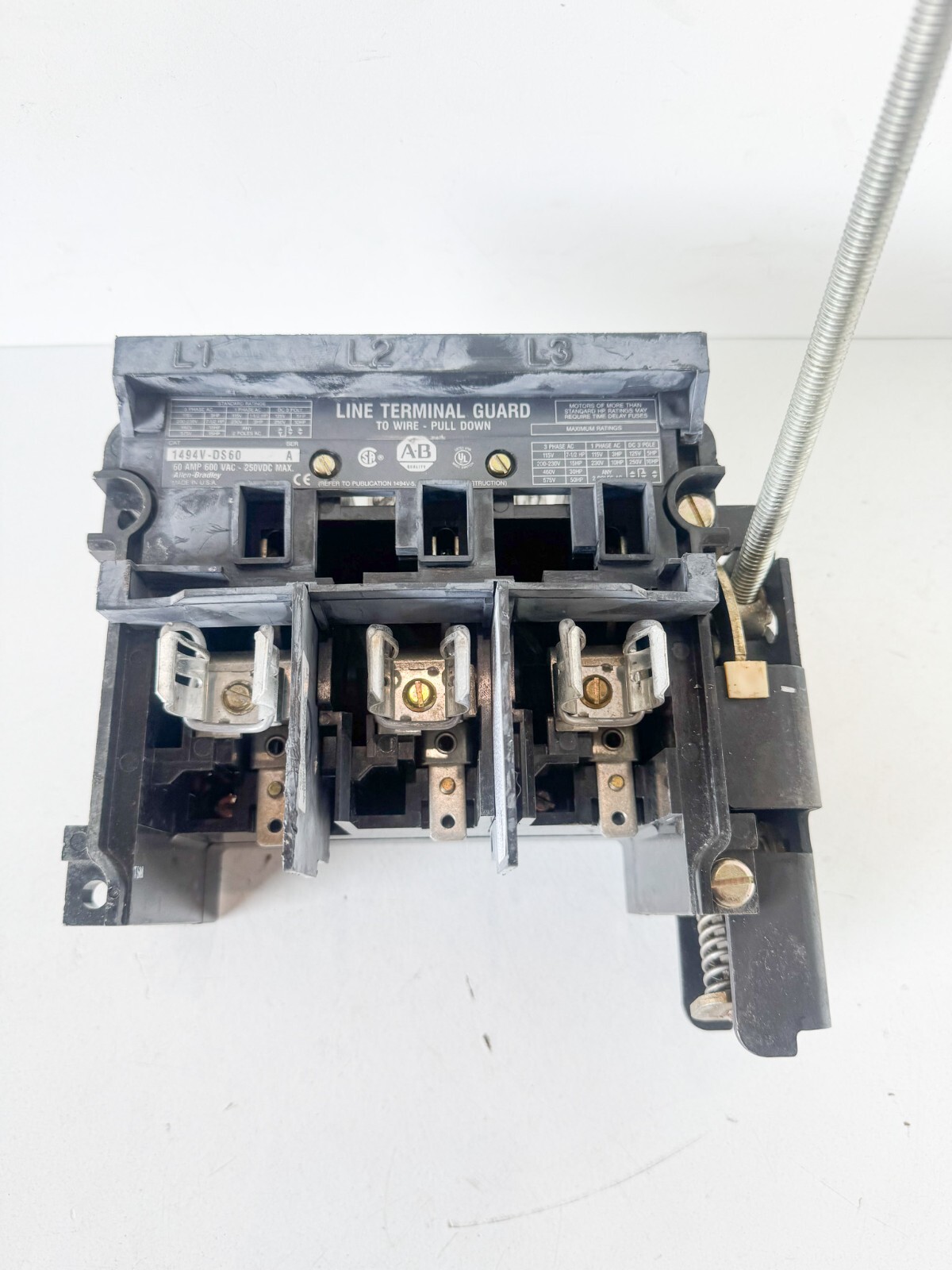 GE TFK236F000 Molded Case Circuit Breaker ~ 175 Amp – Tested EL06