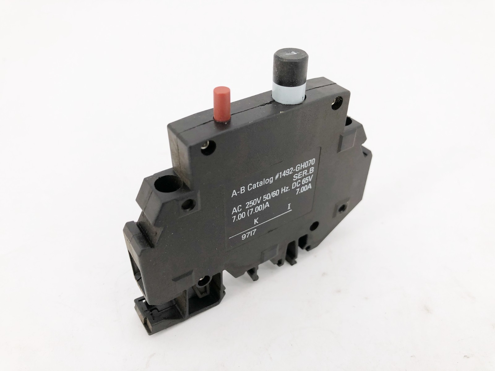 New Allen-Bradley 1492-GH070 Ser. B Circuit Breaker 7A 250VAC 65VDC – No Box