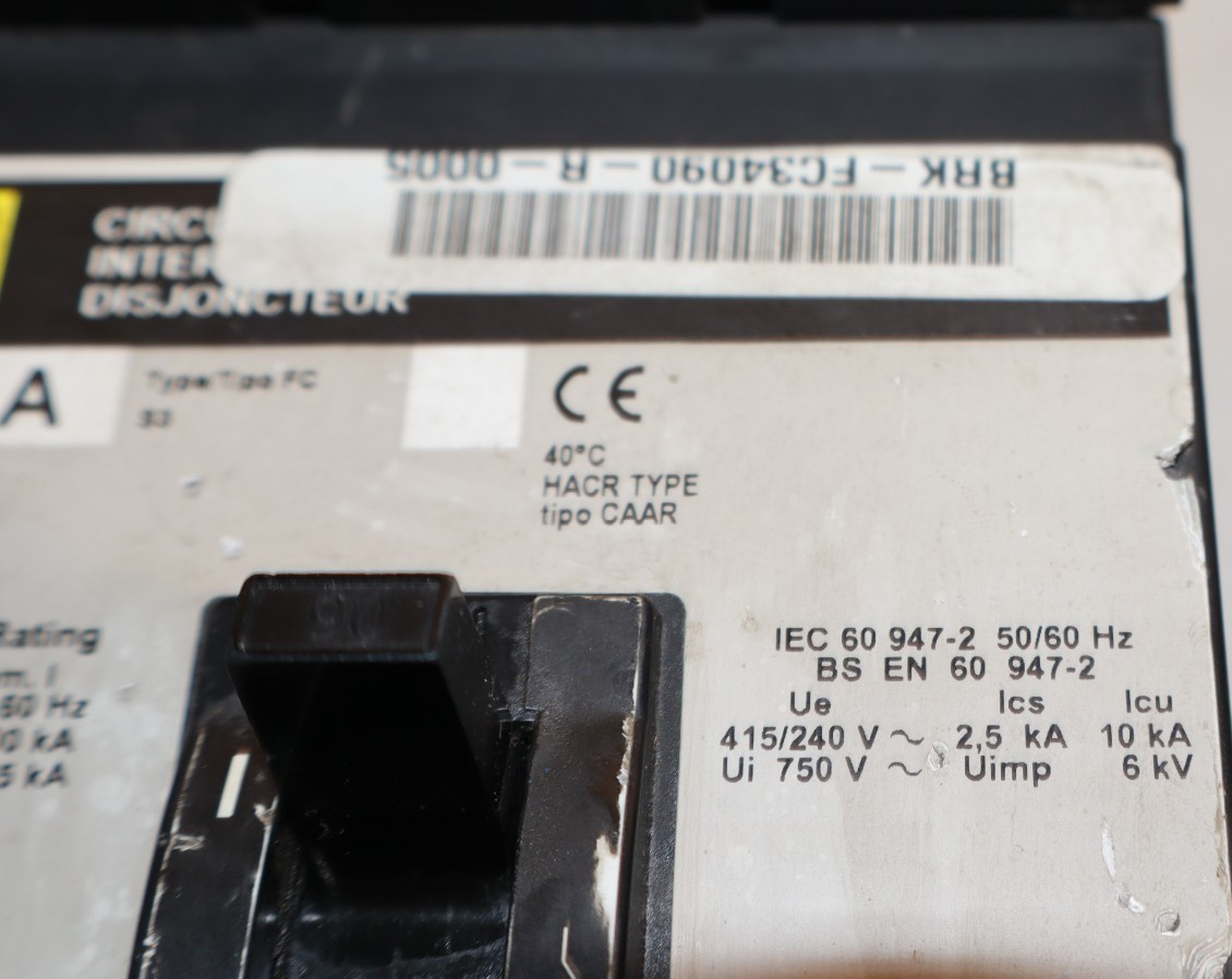 Square D 90AMP Circuit Breaker FC34090 480VAC
