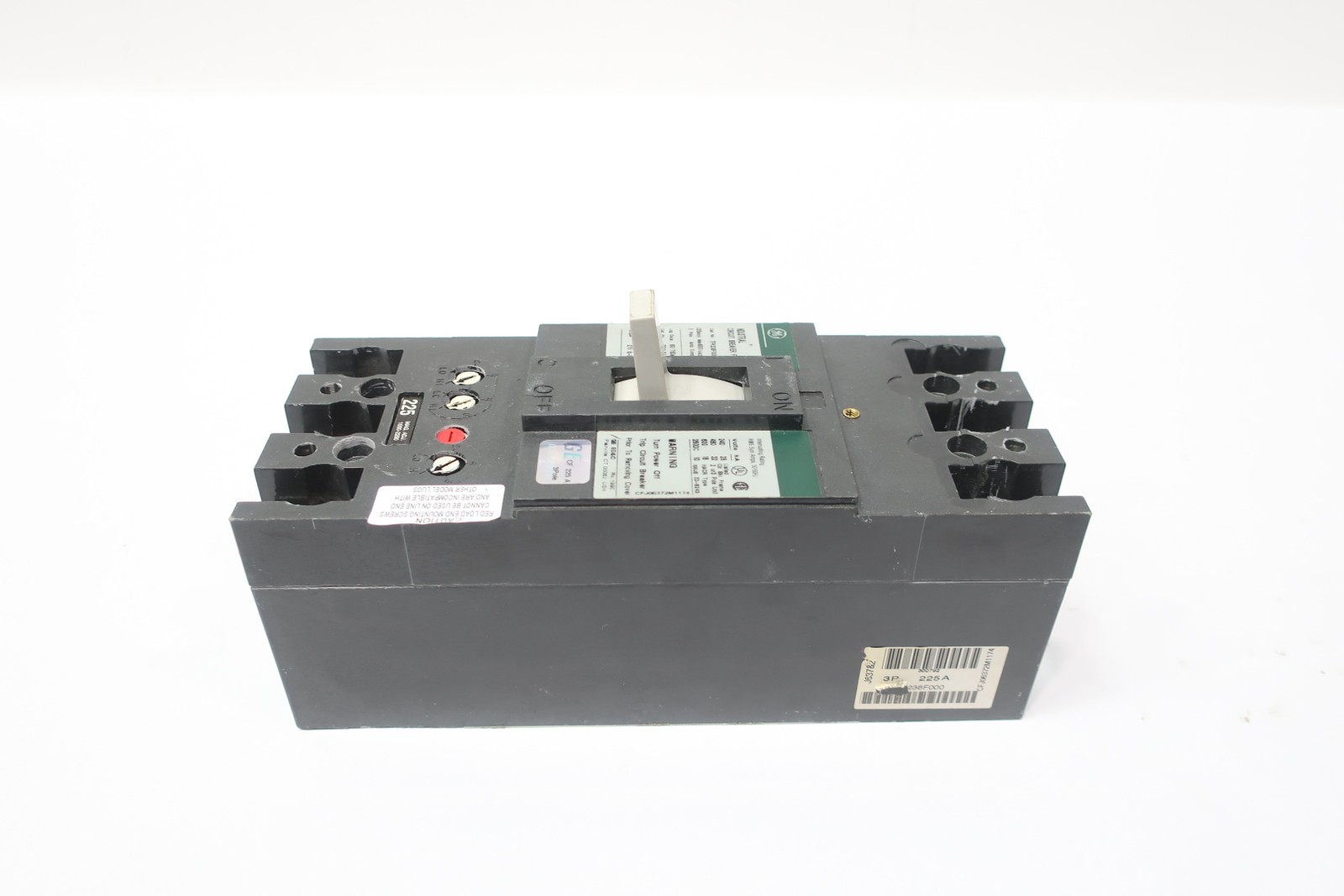General Electric Ge TFK236F000 Molded Case Circuit Breaker 600v-ac 225a Amp 3p