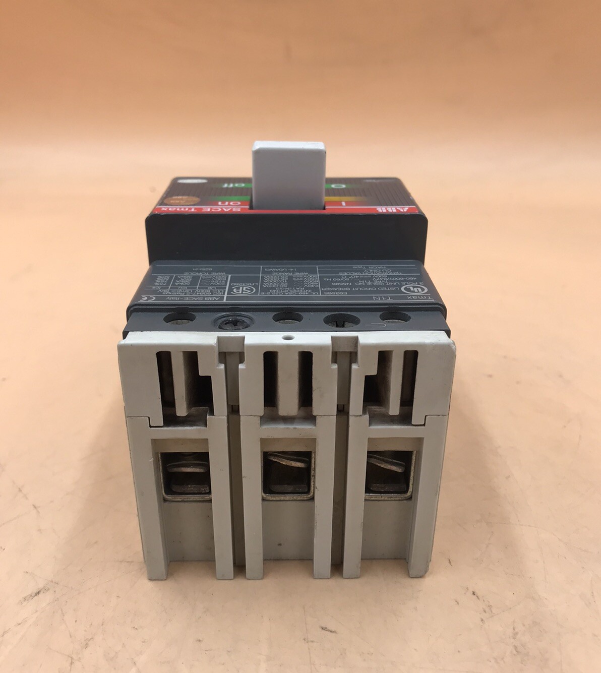 HOUSTON STOCK ABB T1N070TL TYPE T1N 70 AMP 600V REFURBISH FREE 2DAY AIR SHIPPING