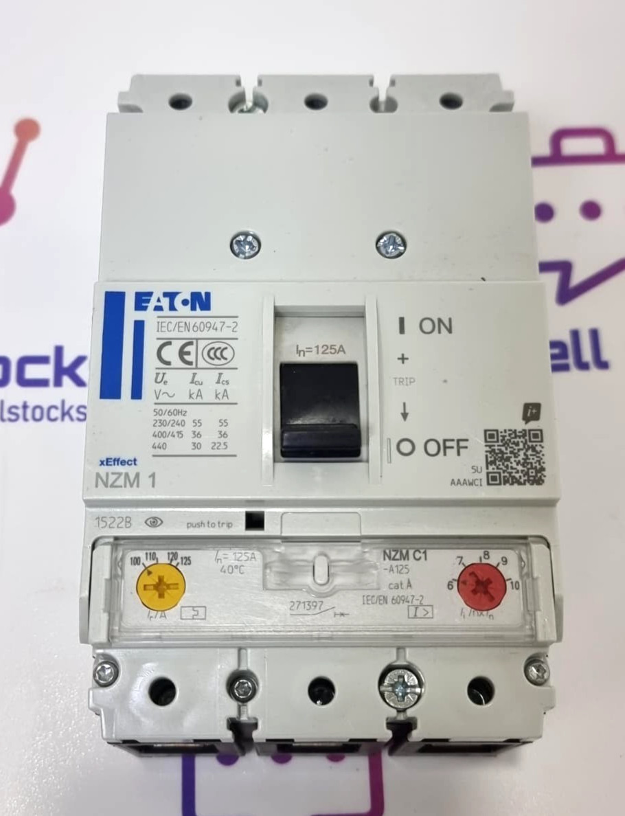 Eaton NZMC1-A125 Molded Case Circuit Breaker 125A