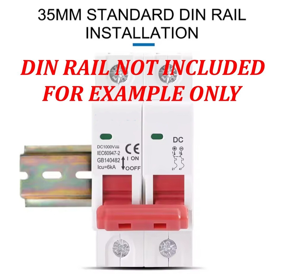 Solar DC Circuit Breaker 6A 10A 16A 20A 25A 32A 50A 1000V PV Disconnect Switch