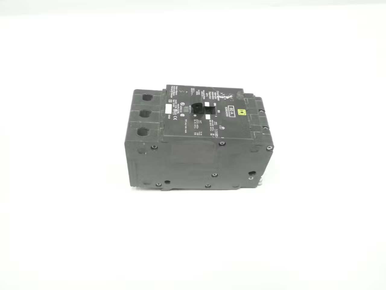 Square D EDB34060 Molded Case Circuit Breaker 3p 60a Amp 240/480v-ac