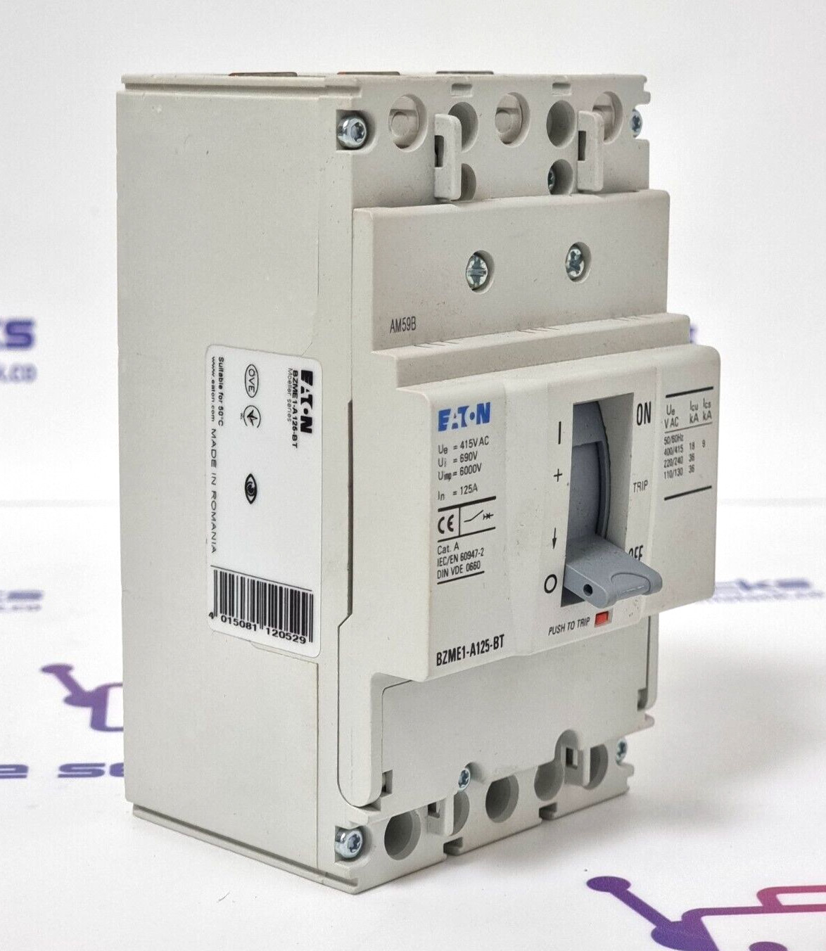 EATON BZME1-A125-BT Circuit Breaker 125A 112498