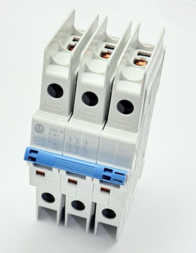 Allen-Bradley 1489-M3D160 Circuit Breaker, 16 Amp, 3 Pole, 480Y/277VAC