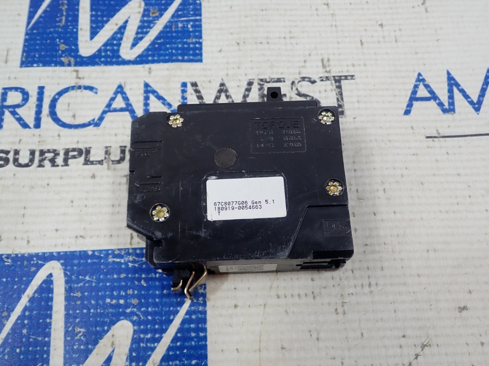New Eaton BRP120DF 20 Amp 1 Pole 120V AFC/GFCI BR Plug On Breaker