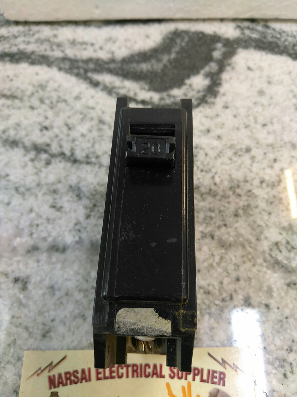 AMERICAN SWITCH TYPE C, C120 20 Amp 1 Pole 120/240V GROVE Breaker (8D2UP
