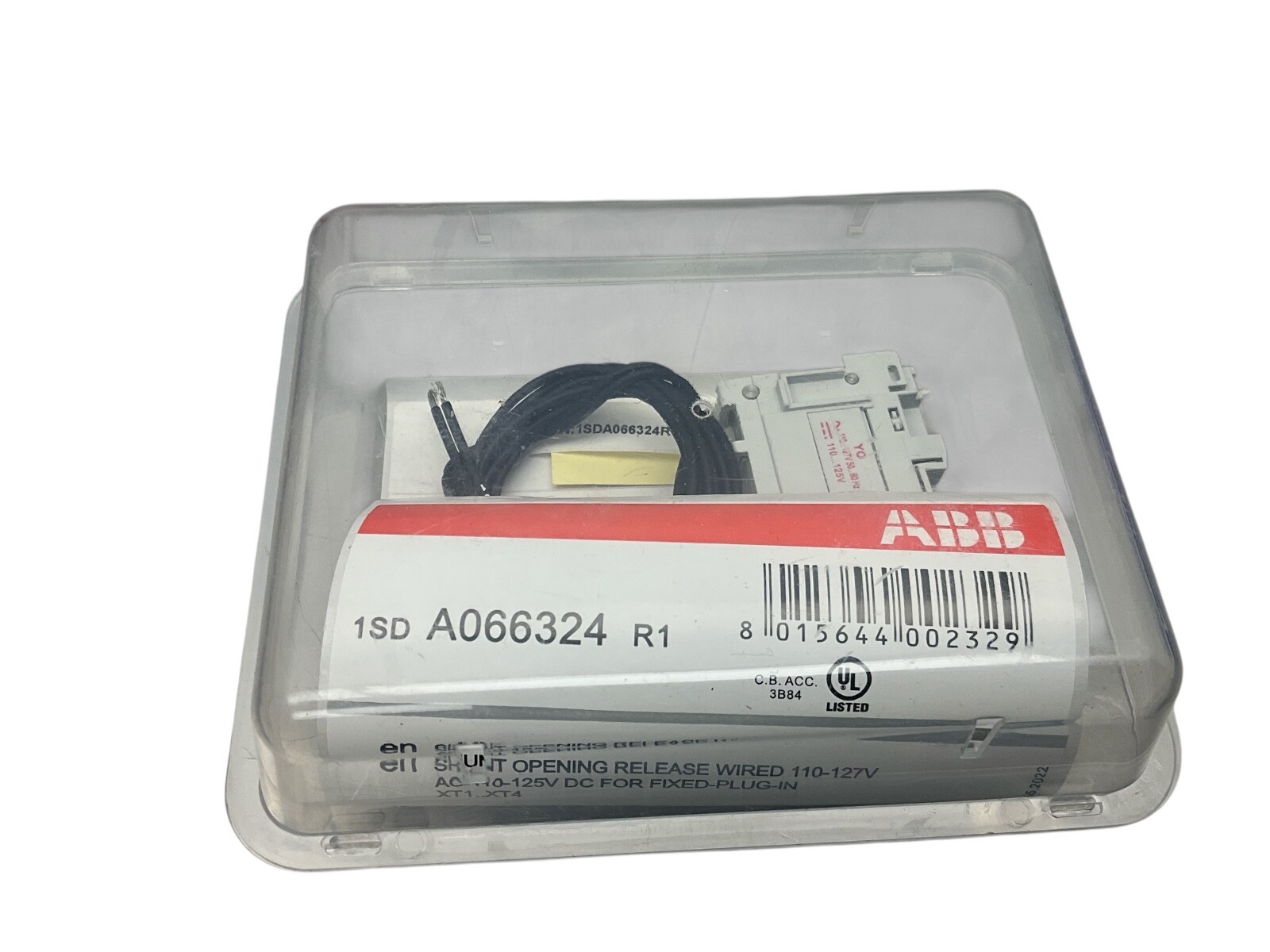 ABB 1SD A066324 R1 Shunt Opening Release Wired 110-127 V